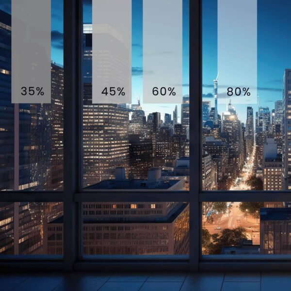 3M Ceramic Architectural Series Visible Light Transmissions (VLTs)
