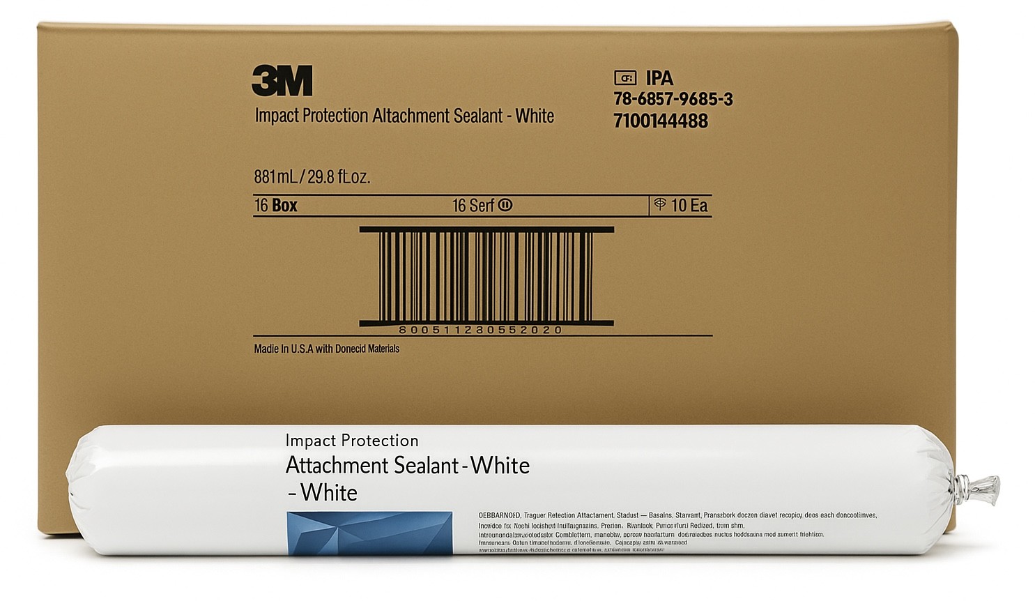 3M IPA White Tube and Box
