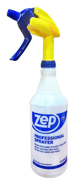 Zep Industrial Sprayer Bottle – 48 Oz, Case Of 8, C32810, Made In USA