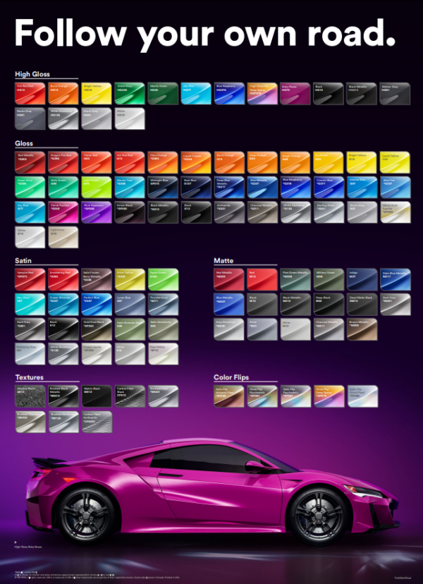 3M Vinyl Wrap Film Series 2080 Poster