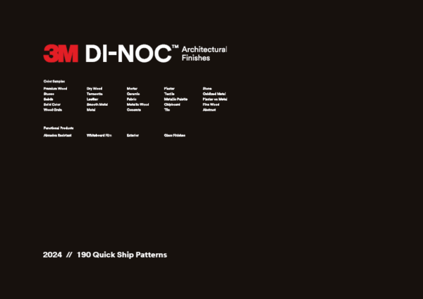 3M DI-NOC Quick Ship Patterns Catalog Cover