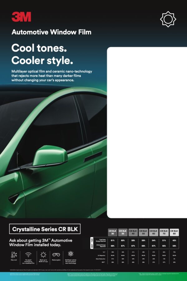3M Crystalline Black Wall Board
