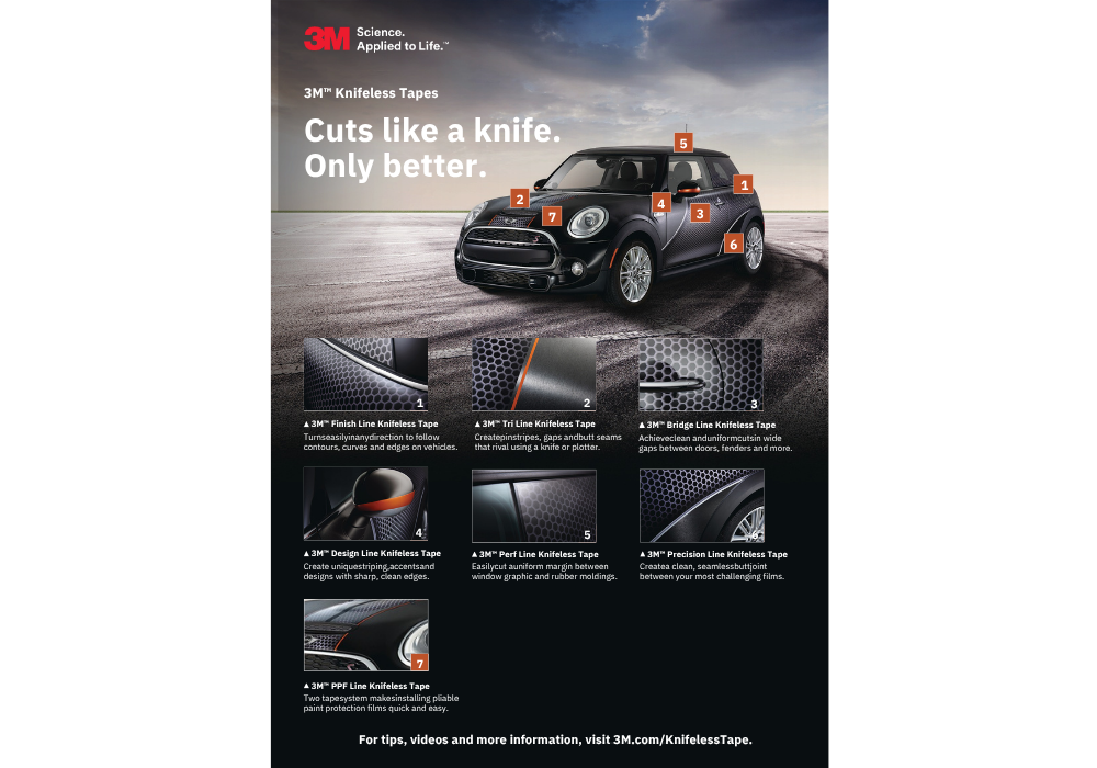 3M Knifeless Tape Brochure (Pack of 25)