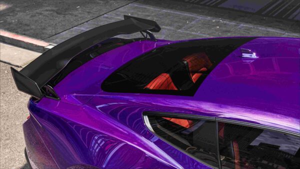 3M 2080 HGP258 High Gloss Plum Explosion 2.0 Installation Pic 1
