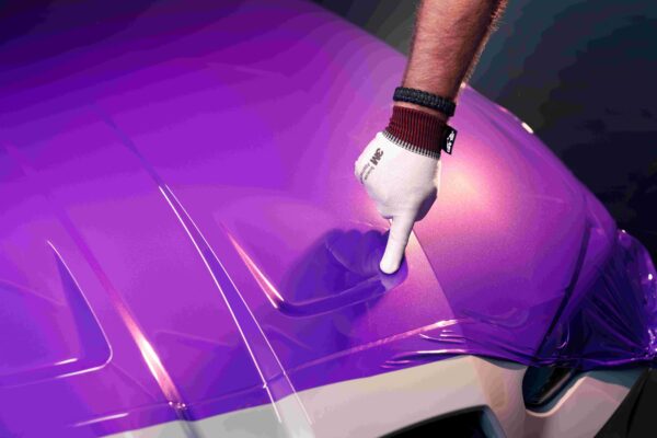 3M 2080 HGP258 High Gloss Plum Explosion 2.0 Installation Pic 4