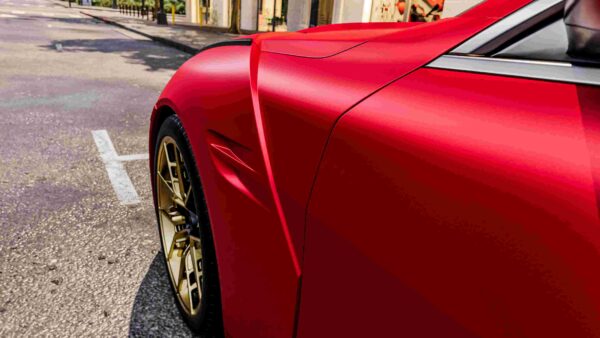 3M 2080 M33 Matte Strawberry Red Installation Pic 3