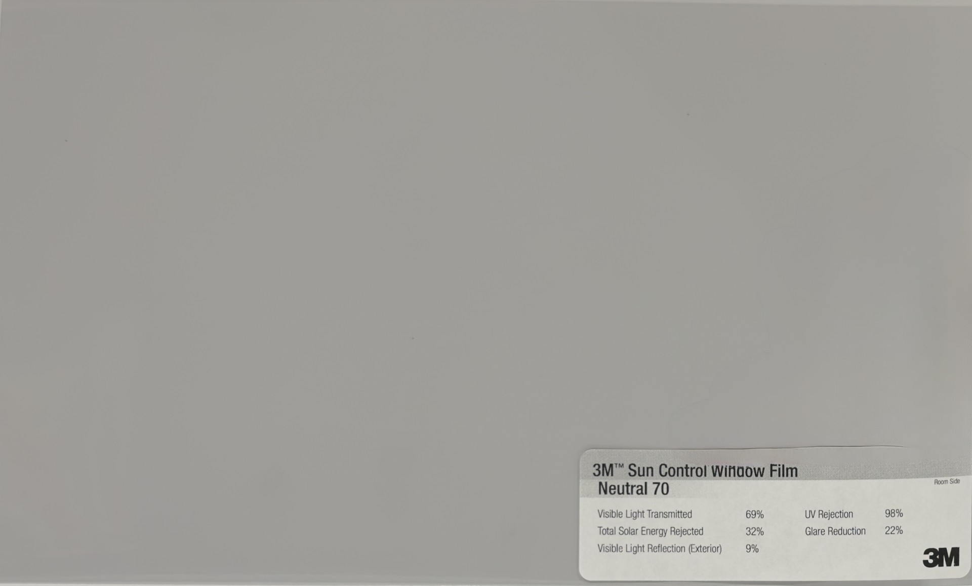 3M Neutral 70 Film Sample