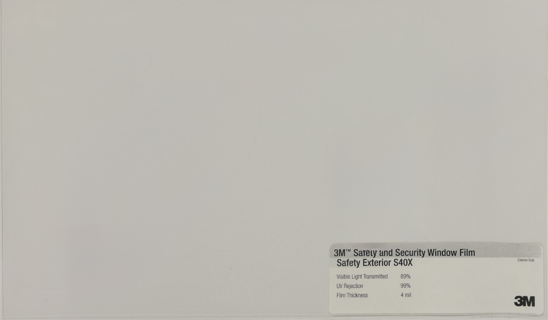 3M S40X Film Sample