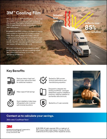 3M Cooling Film Reefer Sell Sheet