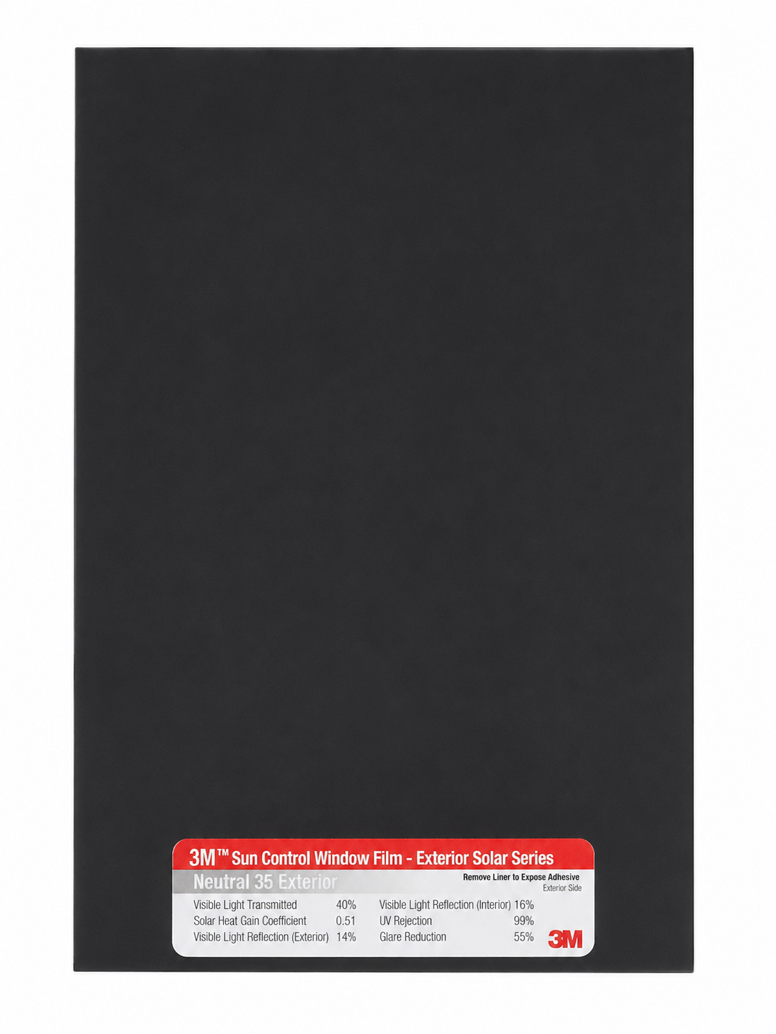 3M Neutral 35 Exterior Film Sample