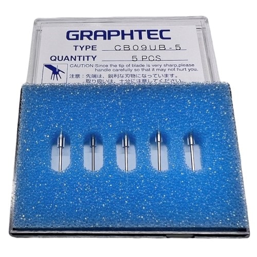 Graphtec 0.9mm Supersteel 45° Replacement Blades - CB09UB-5