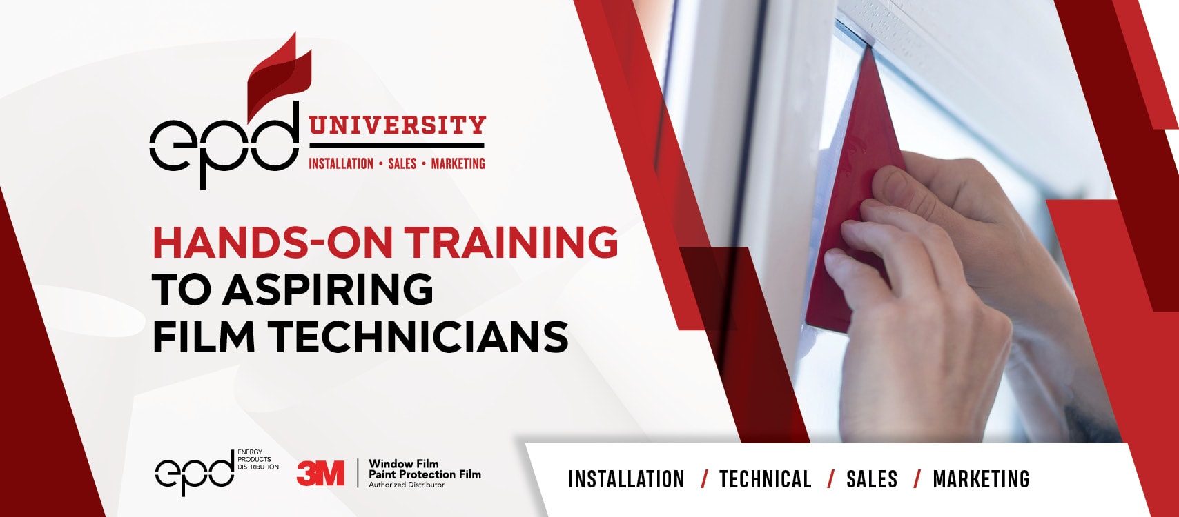 Featured image for “Become a Film Technician: Window Film Training Offerings at EPD University”