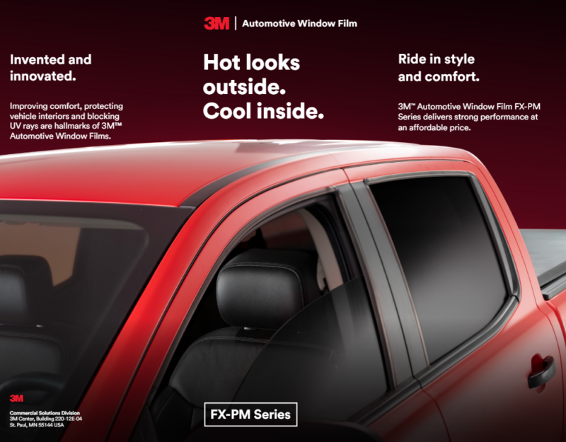 3M FX Premium FX-PM Automotive Window Film Brochure Cover