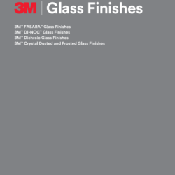 3M Glass Finishes Catalog Cover