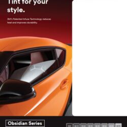 3M Obsidian Automotive Window Film Wall Board