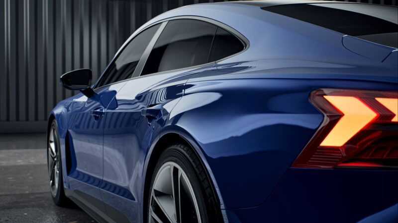 3M Protection Wrap Films PWF-G97 Gloss Neptune Blue Audi