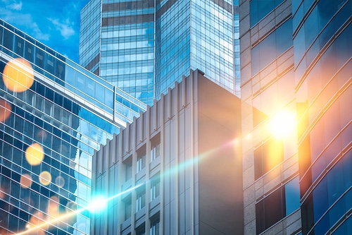 buildings in need of sun control window film