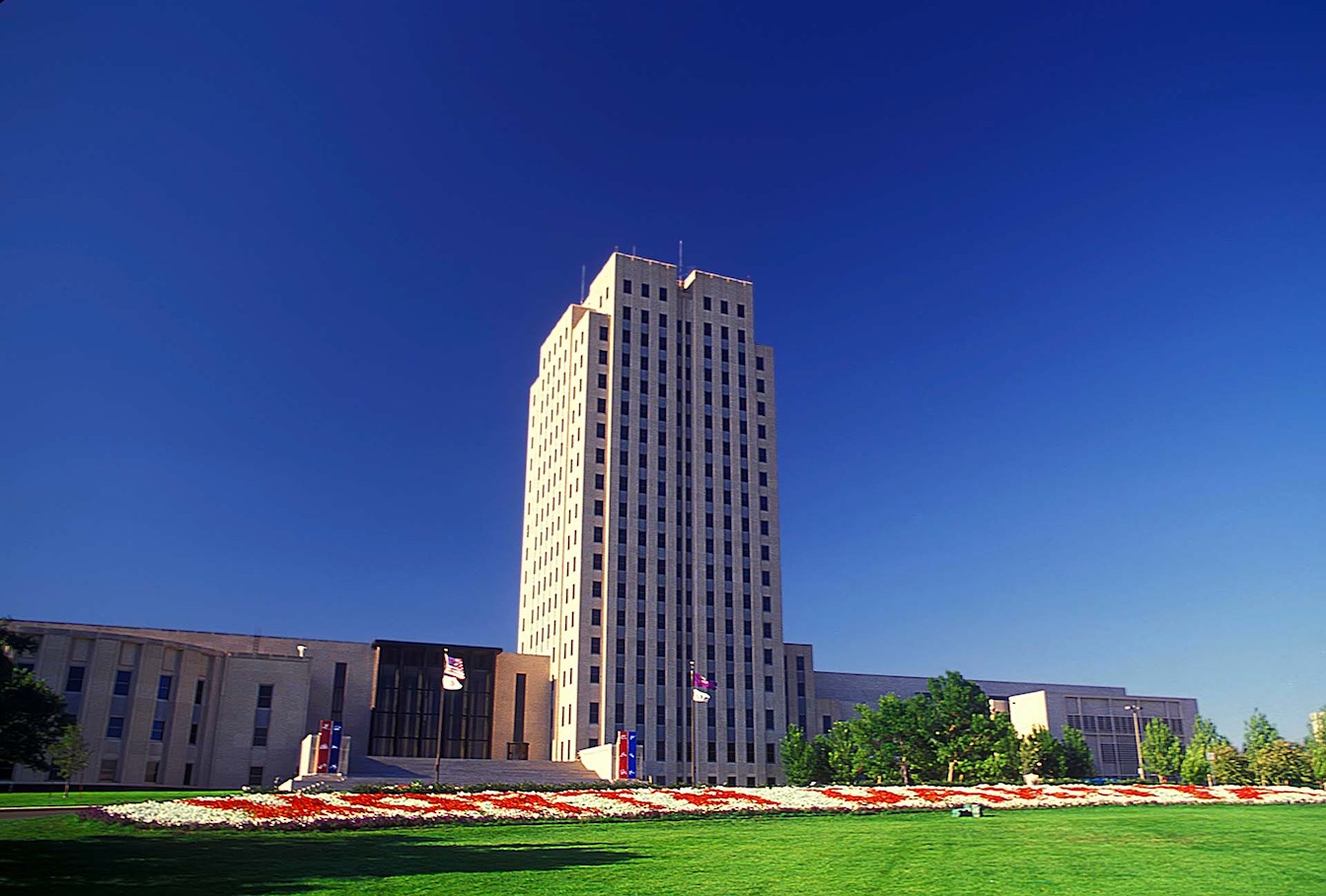 State Capitol building Bismarck North Dakota