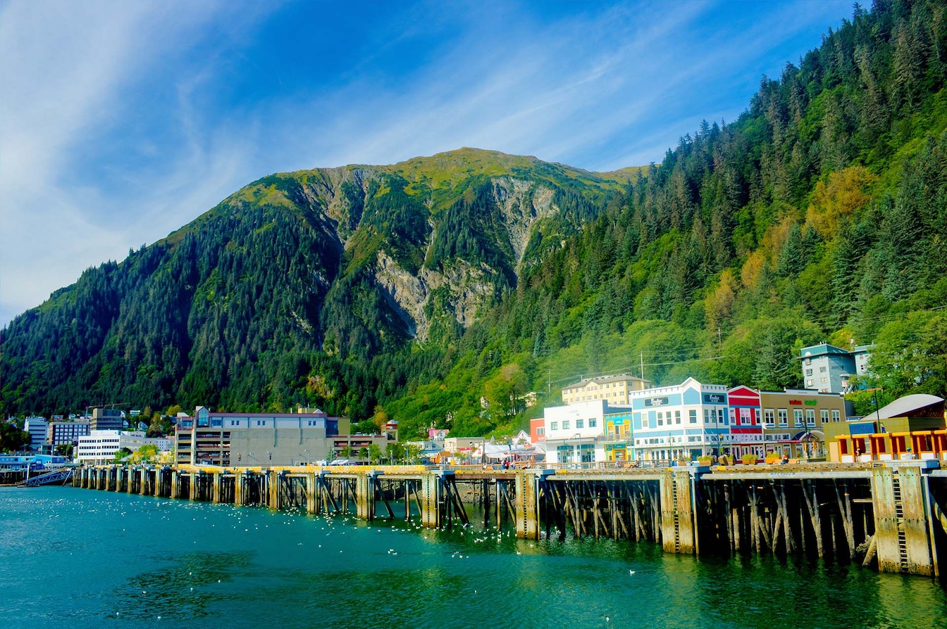 Dock in Juneau, Alaska