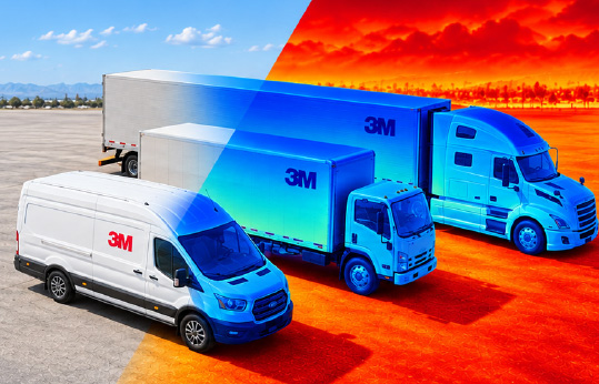 Trucks and vans that would benefit from 3M Cooling Film